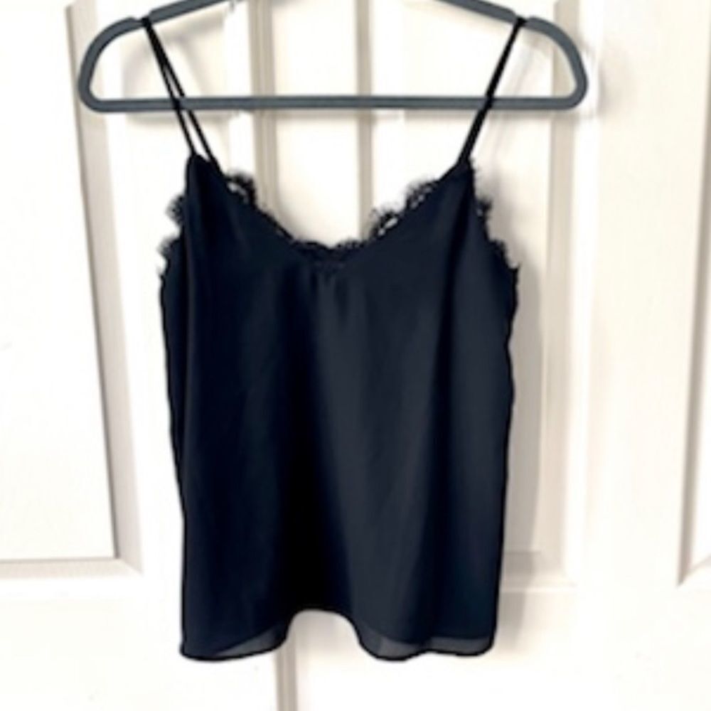 Socialite Black lace camisole